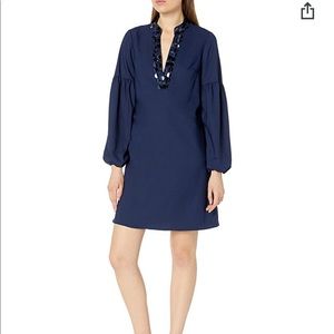 NWT Lilly Pulitzer Embelished Navy Shea  Dress